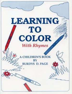 Learning to Color with Ryhmes de Burdys Page