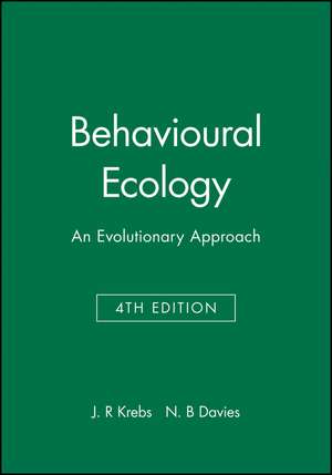 Behavioural Ecology – An Evolutionary Approach 4e de JR Krebs