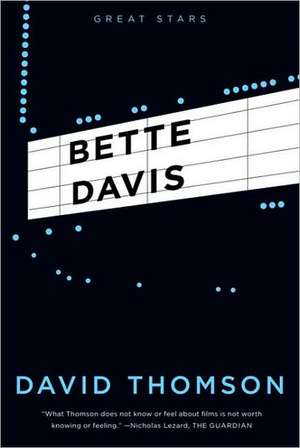 Bette Davis de David Thomson