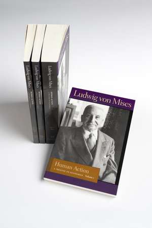 Human Action (4-Volume Set): A Treatise on Economics de Ludwig von Mises