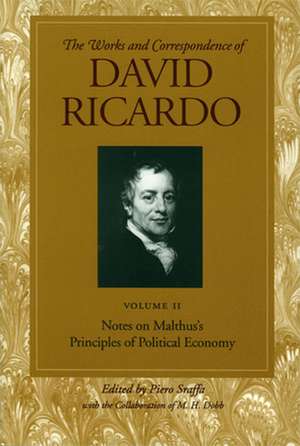 NOTES ON MALTHUS'S PRINCIPLES OF POLITICAL ECONOMY VOL 2 de DAVID RICARDO