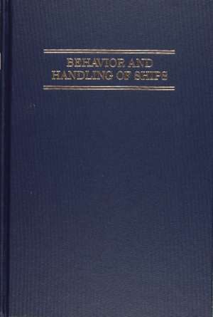 Behaviour & Handling of S de Henry H. Hooyer