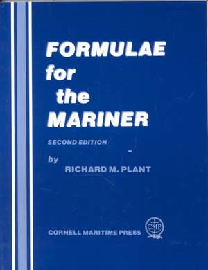 Formulae for the Mariner de Richard M Plant