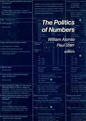 The Politics of Numbers de William Alonso