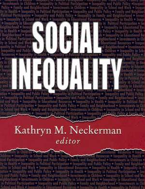 Social Inequality de Kathryn Neckerman