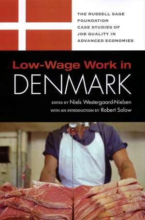 Low-Wage Work in Denmark de Niels Westergaard-Nielsen