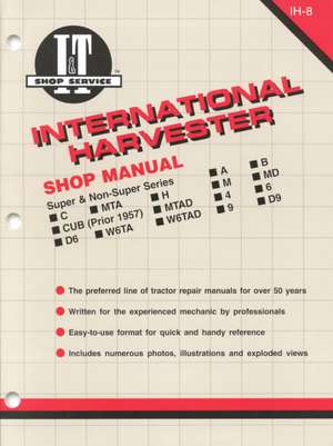 International Harvester (Farmall) Tractor Service Repair Manual de Haynes