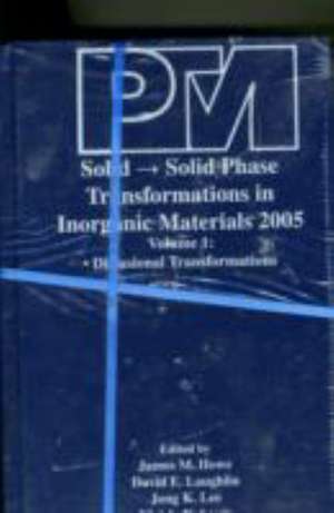 Solid to Solid Phase Transformations in Organic Materials de James M. Howe