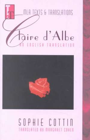 Claire D'Albe: An English Translation de Cottin