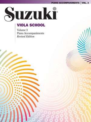 Suzuki Viola School, Vol 3: Piano Acc. de Alfred Music