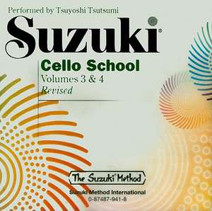 Suzuki Cello School: Volume 3 & 4 de Tsuyoshi Tsutsumi