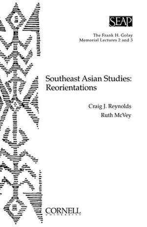 Southeast Asian Studies – Reorientations de Craig J. Reynolds