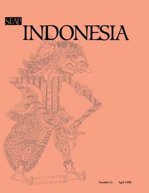 Indonesia Journal – April 1996 de Benedict R. O`g Anderson