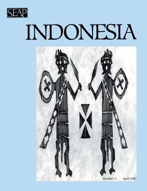 Indonesia Journal – April 2001 de Benedict R. O`g Anderson