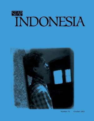 Indonesia Journal – October 2003 de Benedict R. O`g Anderson