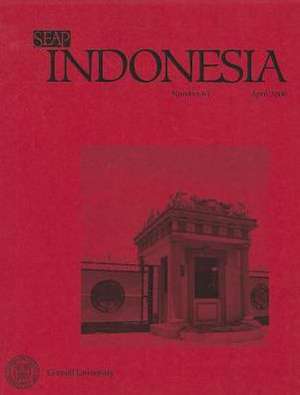 Indonesia Journal – April 2006 de Benedict R. O`g Anderson