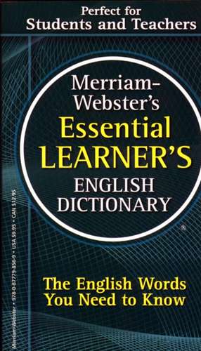 Merriam-Webster's Essential Learner's English Dictionary de Merriam-Webster