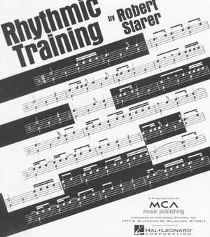 Rhythmic Training - Rhythm Teacher Book de Robert Starer