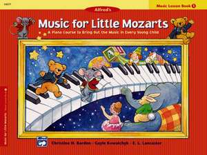 Music for Little Mozarts Music Lesson Book, Bk 1 de Gayle Kowalchyk