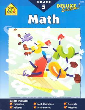 School Zone Math Basics Grade 5 Workbook de School Zone