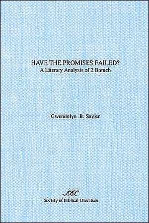 Have the Promises Failed? de Gwendolyn B. Sayler