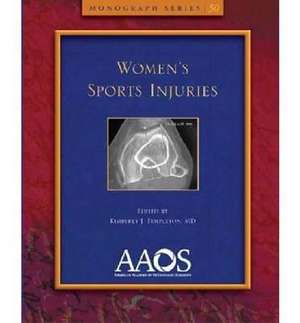 Women's Sports Injuries de Ed. Templeton, Kimberly J.