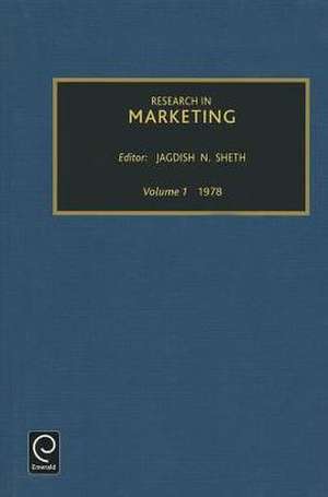 Research in marketing de Jagdish N. Sheth