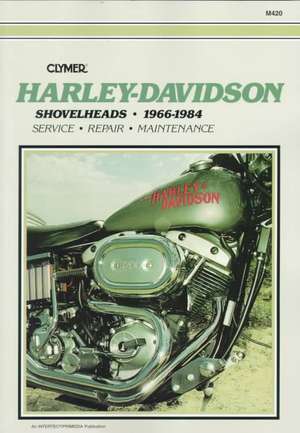 Harley–Davidson Shovelhead Motorcycle (1966–1984) Clymer Repair Manual de Haynes