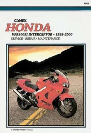 Honda VF800FI Interceptor Motorcycle (1998–2000) Service Repair Manual de Haynes