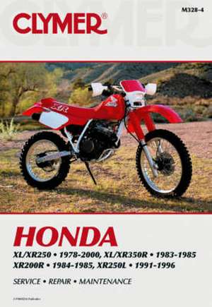 Honda XL/XR250 (1978–2000) & XL/XR350R (1983–1985) Motorcycle Service Repair Manual de Haynes