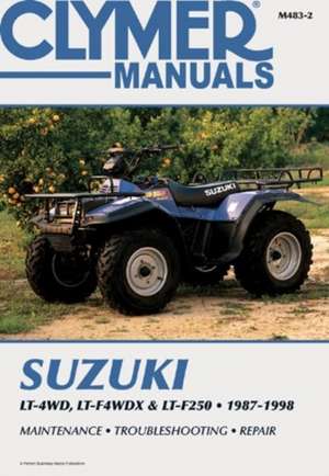 Suzuki LT–4WD, LT–F4WDX & LT–F250 ATV (1987–1998) Service Repair Manual de Haynes