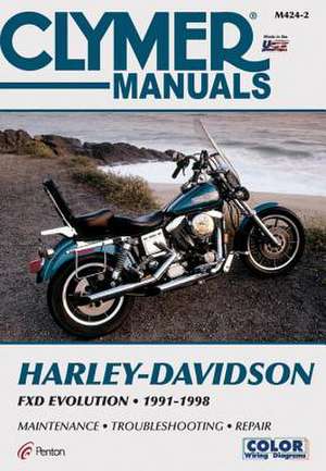 Harley–Davidson FXD Evolution Motorcycle (1991–1998) Clymer Repair Manual de Haynes