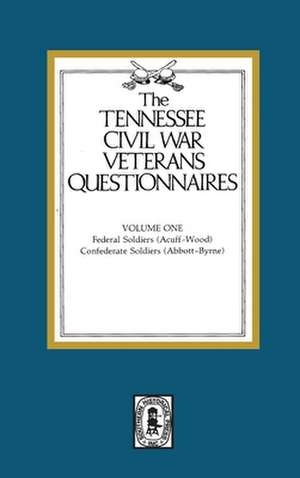 Tennessee Civil War Veteran Questionnaires de John Trotwood Moore