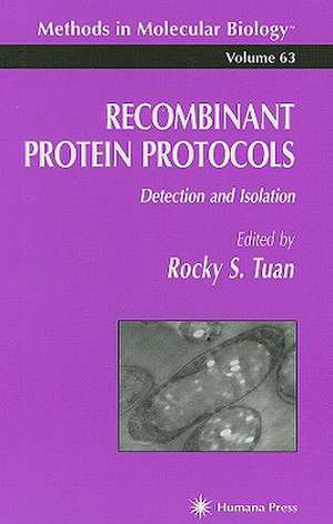 Recombinant Protein Protocols: Detection and Isolation de Rocky S. Tuan