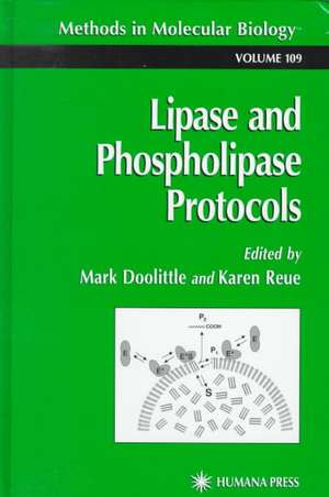 Lipase and Phospholipase Protocols de Mark Doolittle