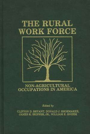 The Rural Workforce: Non-Agricultural Occupations in America de Clifton D. Bryant