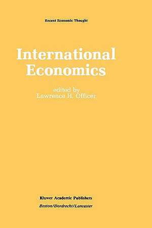 International Economics de Lawrence A. Officer