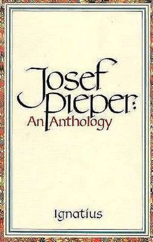 An Anthology de Josef Pieper