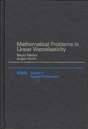 Mathematical Problems in Linear Viscoelasticity de Mauro Fabrizio