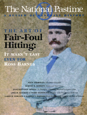 The National Pastime, Volume 20: A Review of Baseball History de Society for American Baseball Research (SABR)