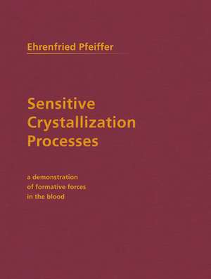 Sensitive Crystallization Processes: A Demonstration of Formative Forces in the Blood de Pfeiffer