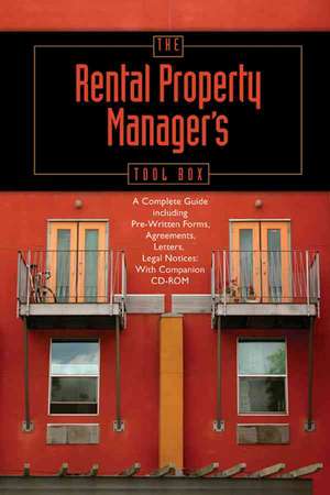 The Rental Property Manager's Toolbox de Jamaine Burrell