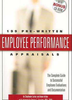 199 Pre-Written Employee Performance Appraisals de Stephanie Lyster