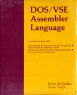 DOS/VSE Assembler Language de Kevin McQuillen