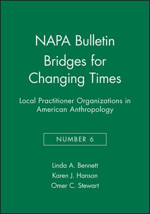 Bridges for Changing Times de Karen J Hanson