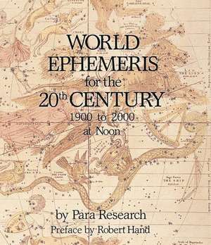 World Ephemeris de Para Research