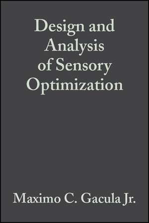 Design Analysis Sensory Optimization de Gacula