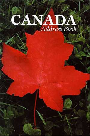 Canada Address Book de Firefly Books