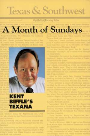 A Month of Sundays de Kent Biffle