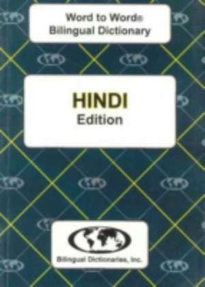 English-Hindi & Hindi-English Word-to-Word Dictionary de Ajit Sinha